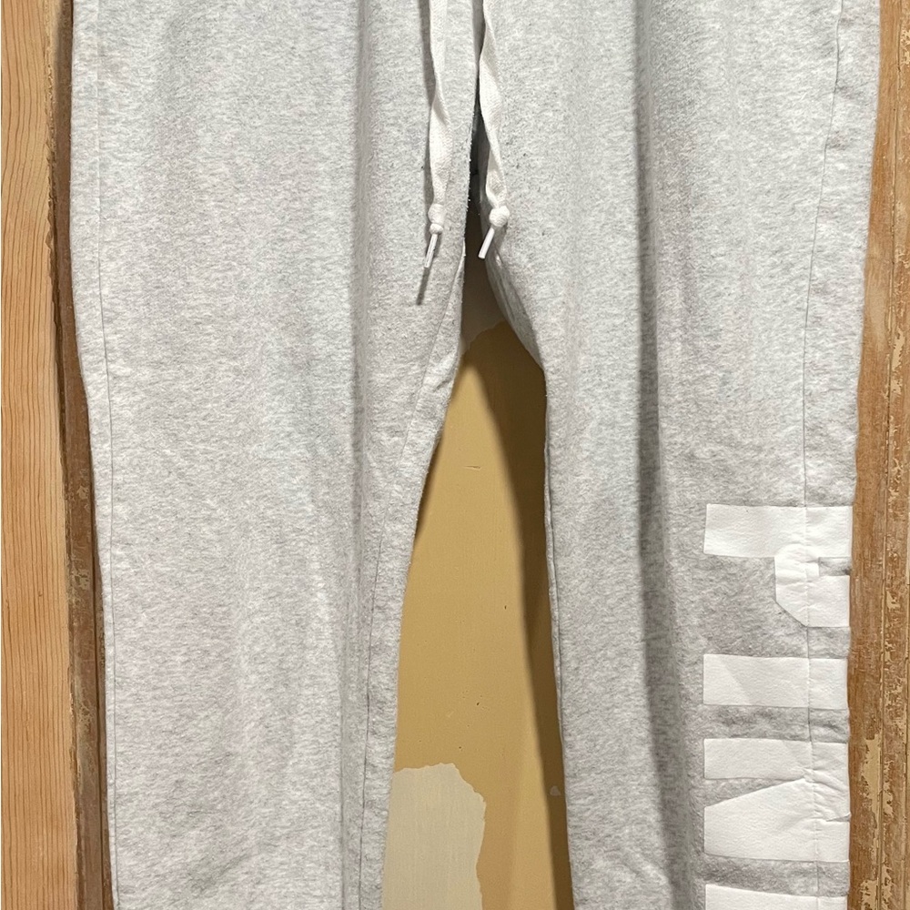 PINK Victoria's Secret Light Gray Joggers